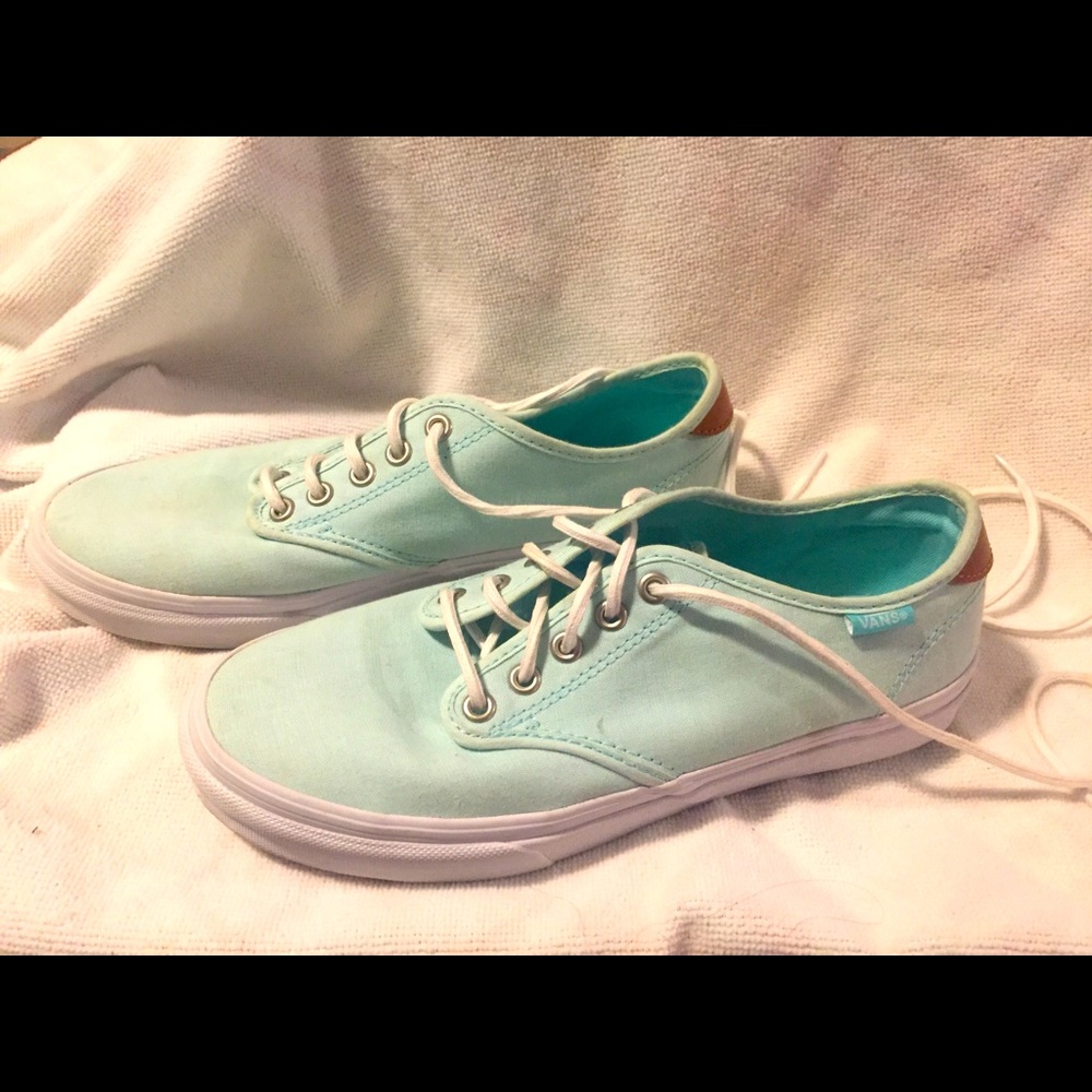Women’s Turquoise Vans Size 8.5